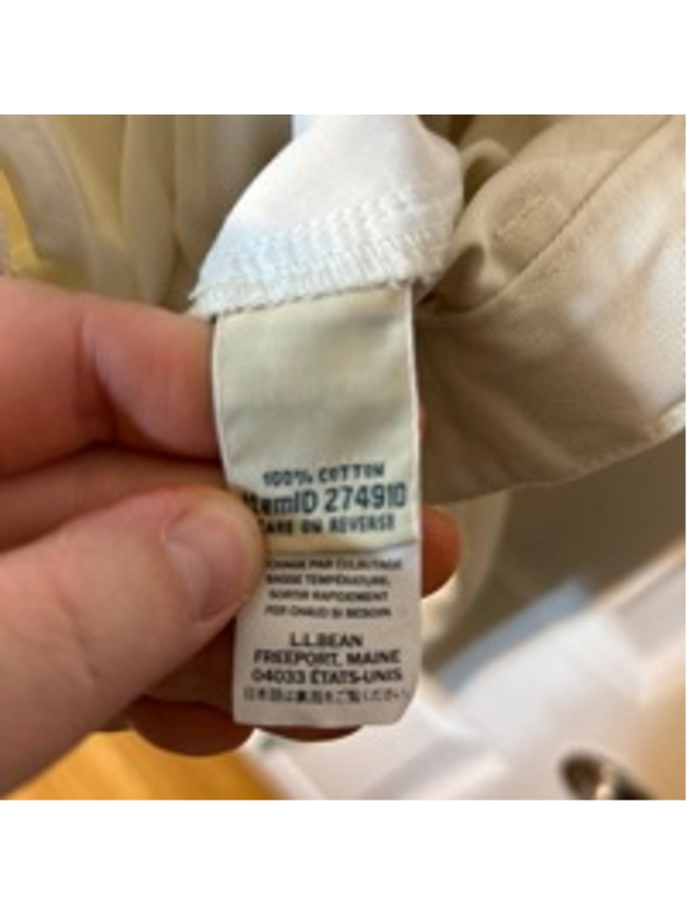 LL Bean original fit cream, coloured Bermuda shorts Size 18 - Picture 6 of 6